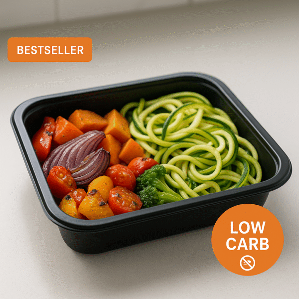 Groentemix met Courgettespaghetti – Laag in Koolhydraten